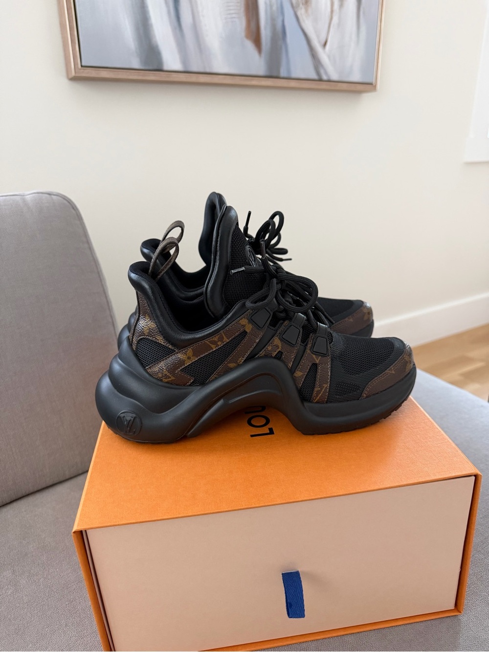 Authentic Louis Vuitton Archlight sneaker (only worn once)